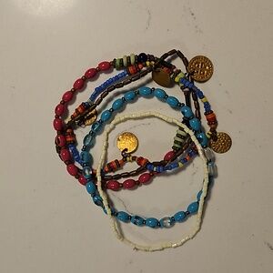 5 Beaded Bracelet Set